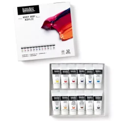 Set 12 colores acrílicos Heavy Body Liquitex 22ml