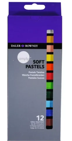 Set 12 colores pastel Simply Soft Daler-Rowney