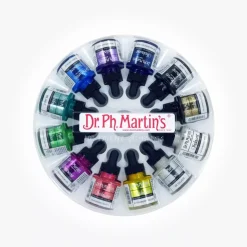 Set #01 de Tintas Iridiscentes Caligrafía 1.0 oz Dr. Ph. Martin s