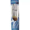 Set 3 espátulas con mango de madera Pebeo