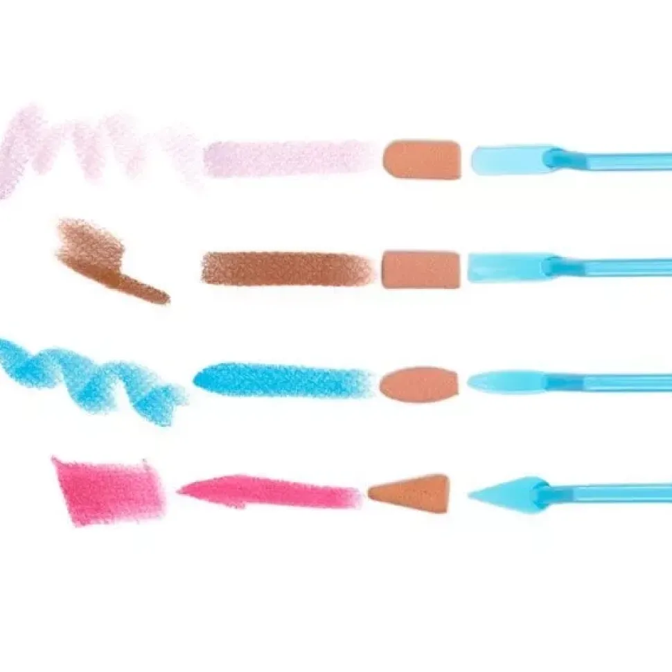 Set 4 Espátulas y 8 esponjas suaves mixtas PanPastel