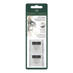 Set 2 Gomas de Borrar maleables blancas Faber-Castell