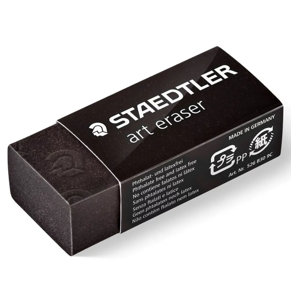 Set 2 Gomas de Borrar negras Staedtler