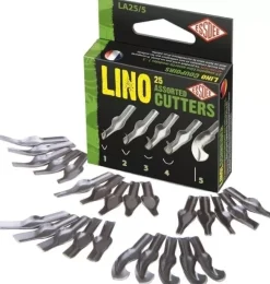Set 25 gubias 1-5 para linograbado Essdee