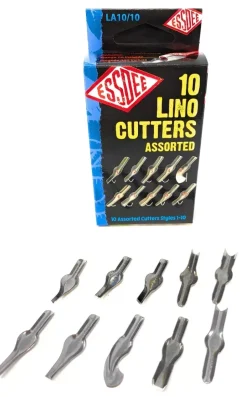 Set 10 gubias para linograbado Essdee