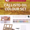 Set 12 Óleos + Caballete Callisto Talens