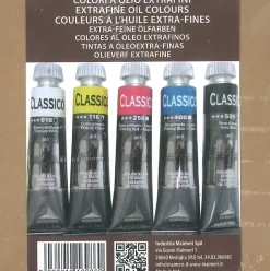 Set 5 Óleos Extrafinos Classico Maimeri 20ml