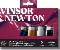 Set 6 óleos surtidos Griffin Alkyd Winsor & Newton 37ml