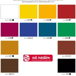 Set 12 Óleos Talens 12ml