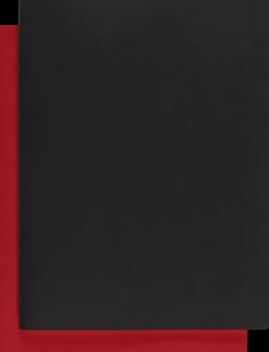 Set 2 Libretas Roja Negro Cahier Subject Moleskine 19x25cm