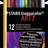 Set 12 lápices acuarelables Aquacolor Arty STABILO
