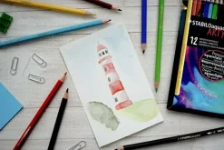 Set 12 lápices acuarelables Aquacolor Arty STABILO