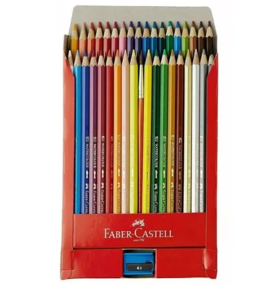 Set 36 lápices acuarelables Classic Colour Faber-Castell