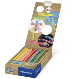 Set 6 lápices cera acuarelables Junior Noris 140 Staedtler
