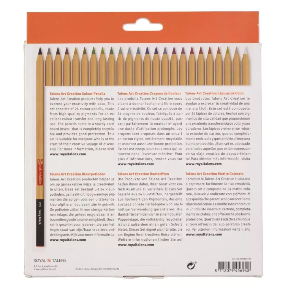 Set 24 Lápices Colores Art Creation