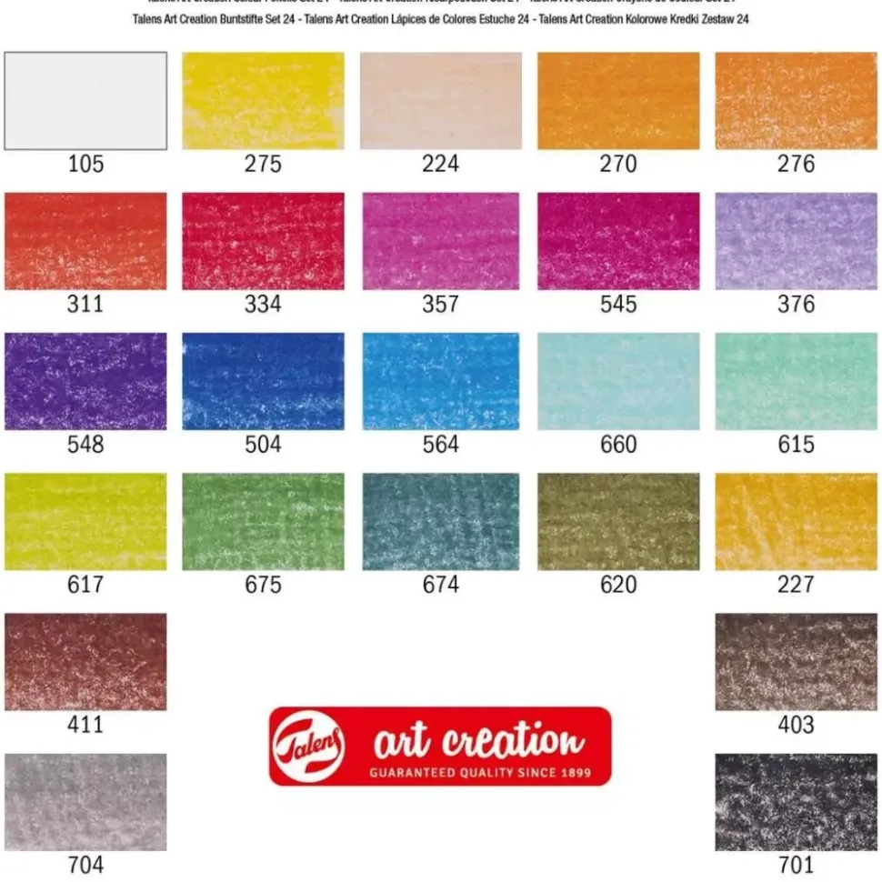 Set 24 Lápices Colores Art Creation