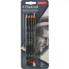 Set 4 lápices de carboncillo Derwent