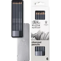Set 6 lápices de carboncillo Studio Collection Winsor & Newton