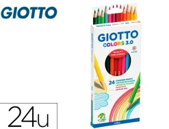 Set 24 lápices de colores 3.0 Giotto