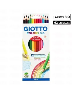 Set 12 lápices de colores 3.0 Giotto