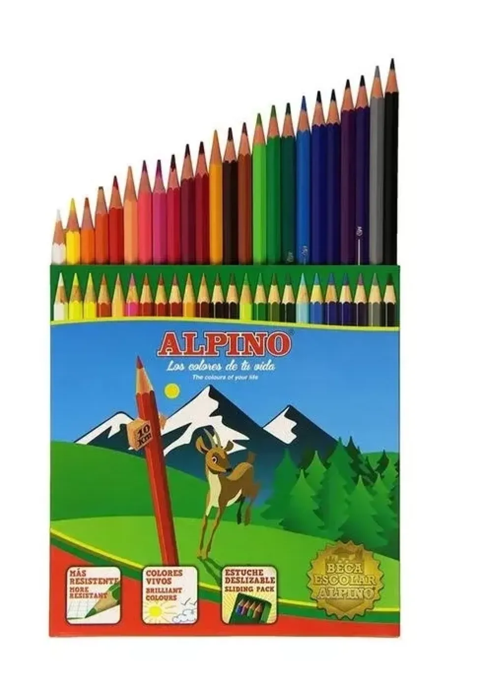 Set 24 Lápices De Colores Alpino