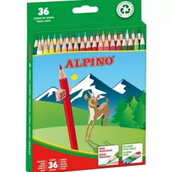 Set 36 Lápices De Colores Alpino