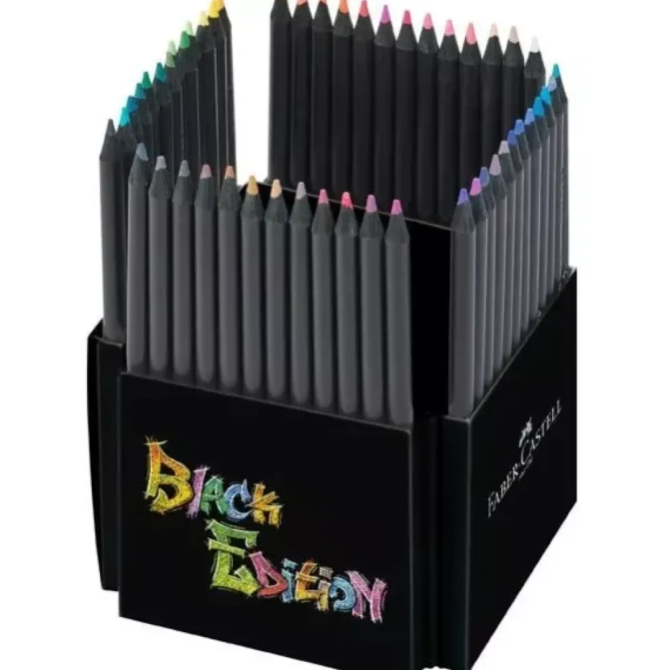 Set 50 Lápices de Colores Black Edition Faber-Castell