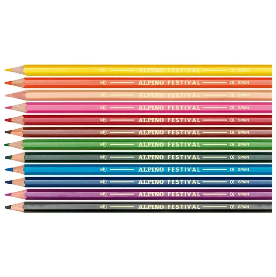 Set 288 lápices de colores Festival ClassBox Alpino