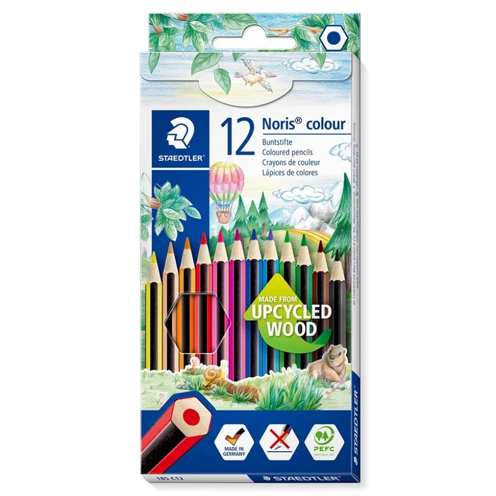 Set 12 lápices de colores Noris 185 Staedtler