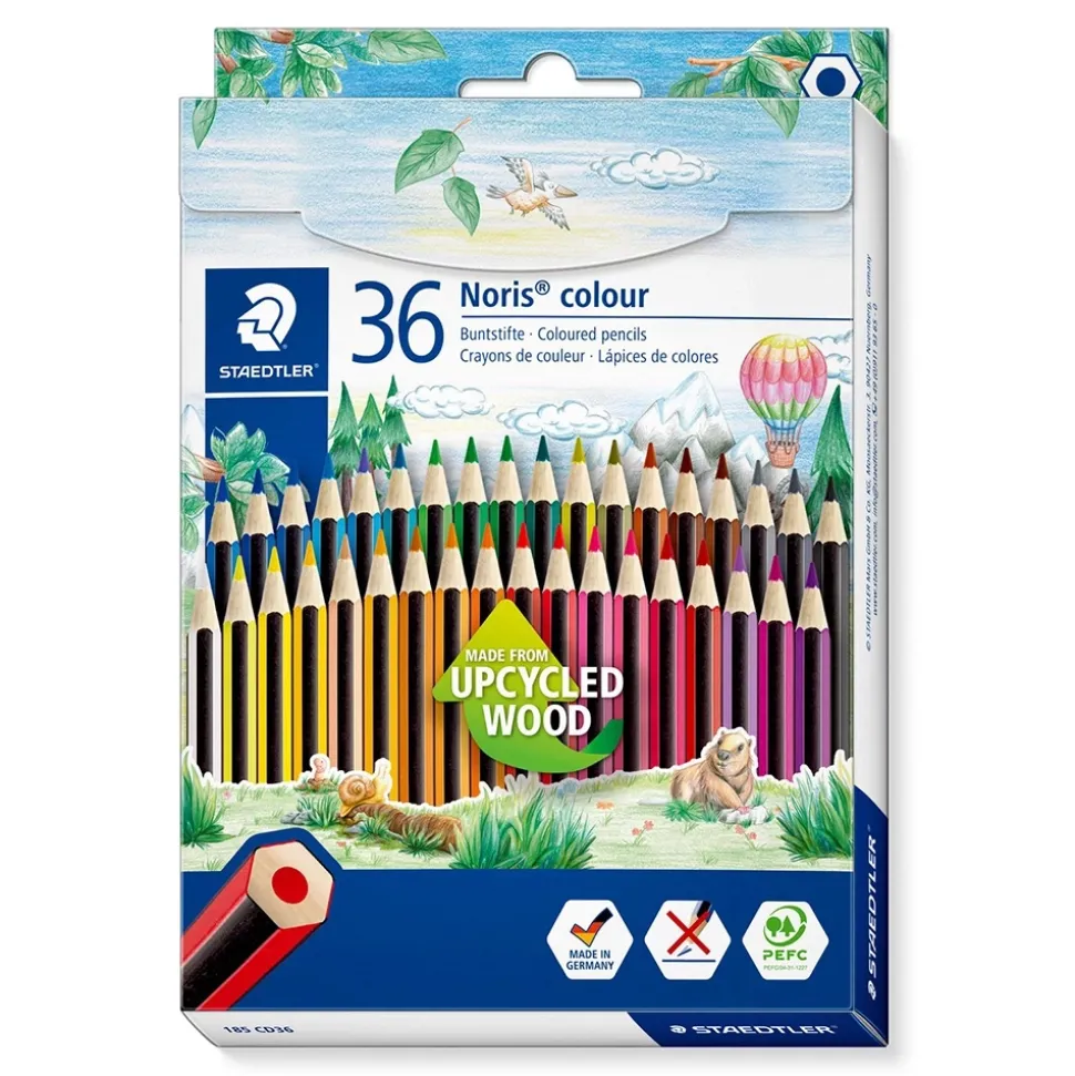 Set 36 lápices de colores Noris 185 Staedtler