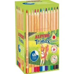 Set 120 lápices de colores Trimax Alpino