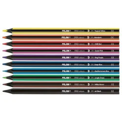 Set 10 lápices de colores y sacapuntas Ergo Grip Milan