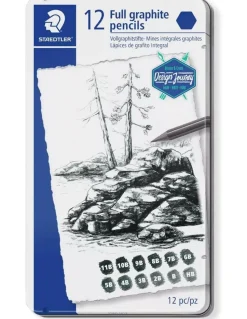 Set 12 lápices de grafito puro Design Journey Staedtler