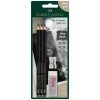 Set 5 lápices Grafito Ultra Black A Pitt Graphite Matt Faber-Castell