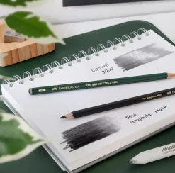 Set 5 lápices Grafito Ultra Black B Pitt Graphite Matt Faber-Castell