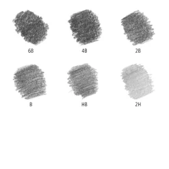 Set 6 lápices surtidos Mars Lumograph Staedtler