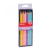 Set 6 lápices triangulares de colores Pastel jumbo Apli