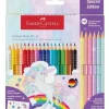 Set 18+6 Lápices Unicornio Colour Grip Faber-Castell