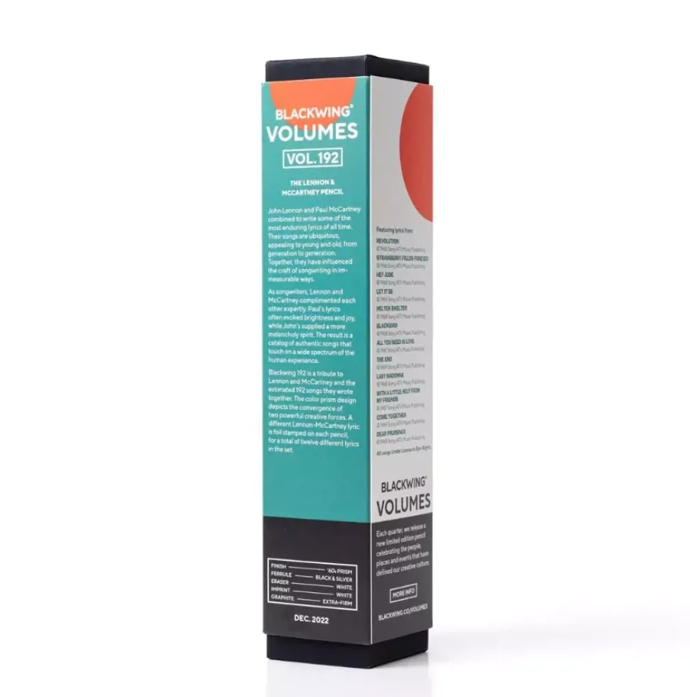 Set 12 Lápices Volumes 192 Blackwing