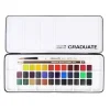 Set 36 medios godets de acuarela Graduate Daler-Rowney