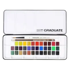 Set 36 medios godets de acuarela Graduate Daler-Rowney