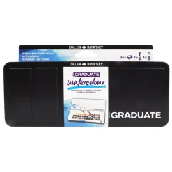Set 36 medios godets de acuarela Graduate Daler-Rowney
