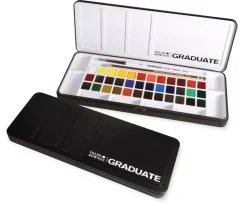 Set 36 medios godets de acuarela Graduate Daler-Rowney