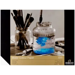 Set 20 Papeles Acuarela Rembrandt 30x40cm