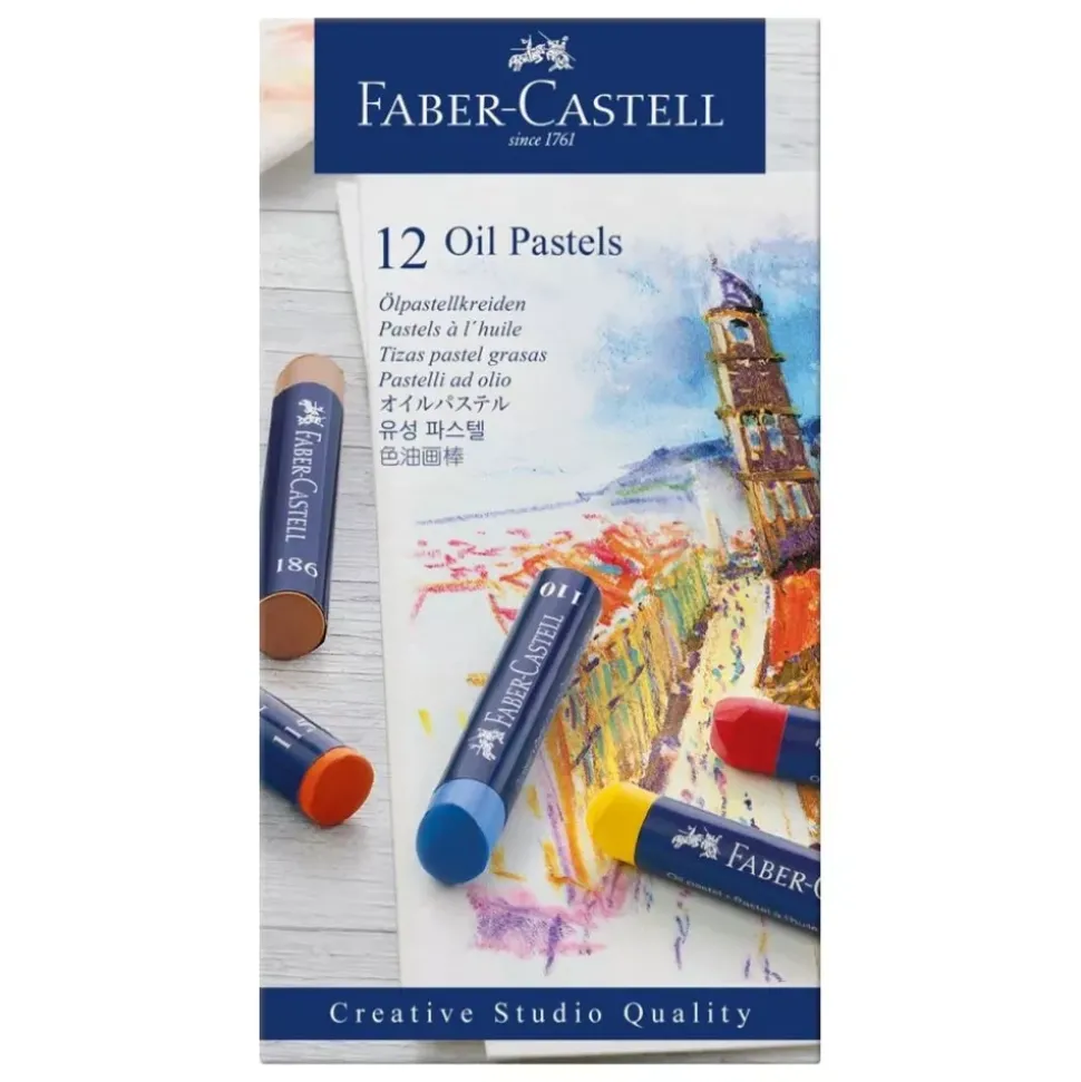 Set 12 pasteles al óleo Creative Studio Quality Faber-Castell