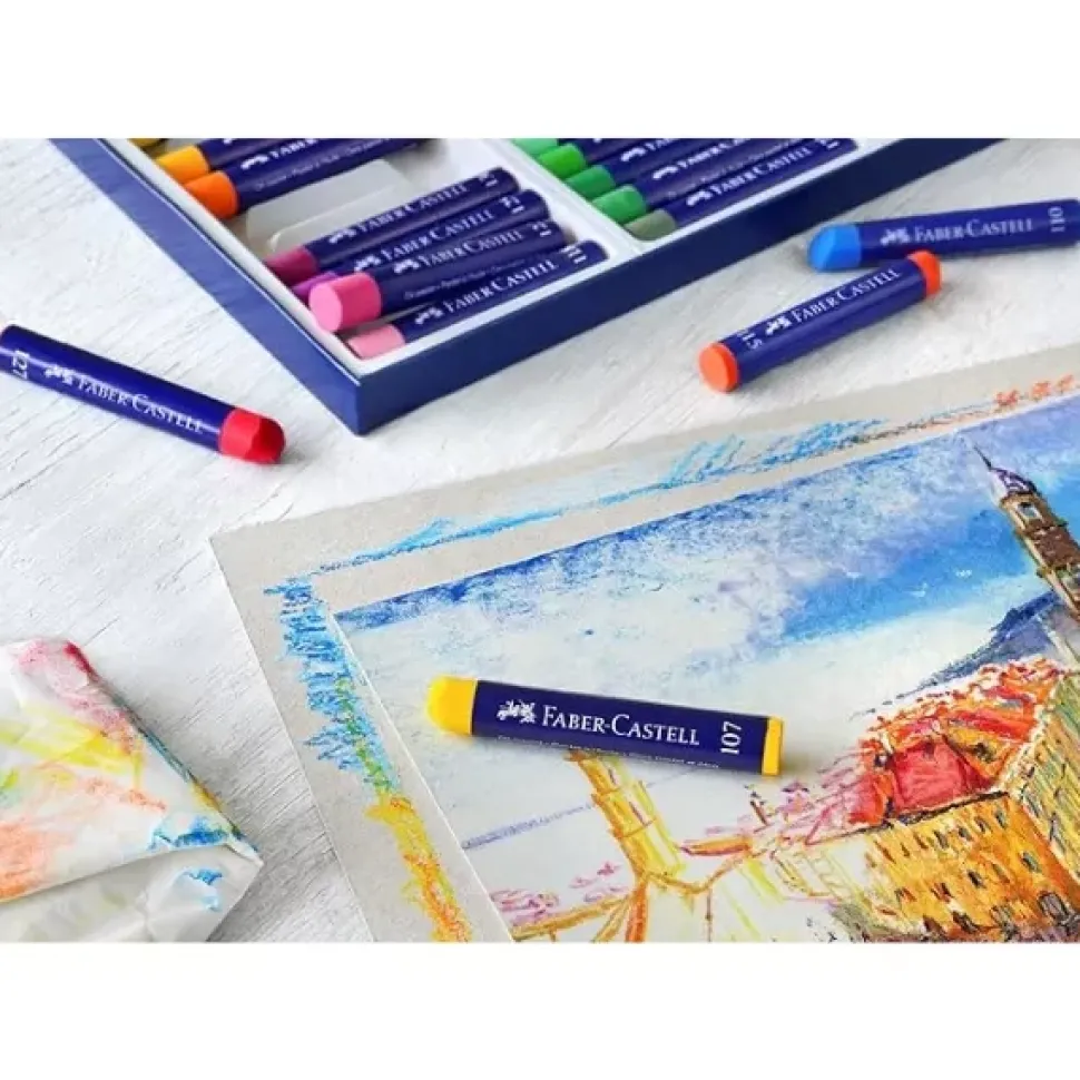 Set 24 pasteles al óleo Creative Studio Quality Faber-Castell