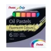 Set 6 Pasteles al Óleo Fluorescent Colours Pentel