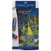 Set 12 Pasteles al Óleo Grasos Metálicos Creative Studio Faber-Castell