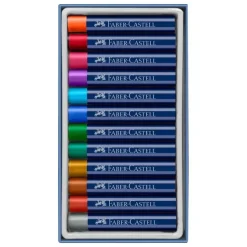 Set 12 Pasteles al Óleo Grasos Metálicos Creative Studio Faber-Castell