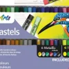 Set 50 Pasteles al Óleo Metálicos y Fluorescentes Pentel
